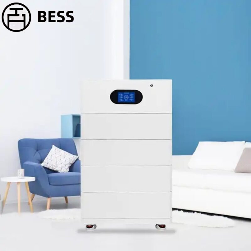 BESS-SMS 48v 5kwh 10kwh 20kwh batterie stockage d'énergie domestique tout-en-un Module de pile au sol lithium LiFePO4